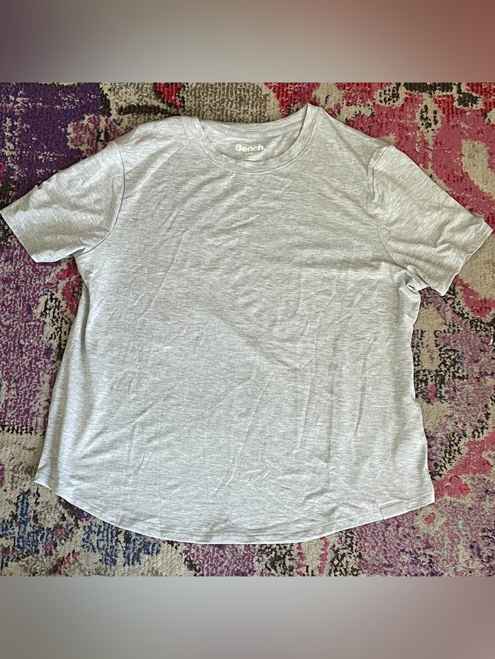 Bench Men’s Crewneck T-Shirt — Heather Gray